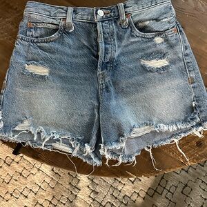 Free people denim shorts